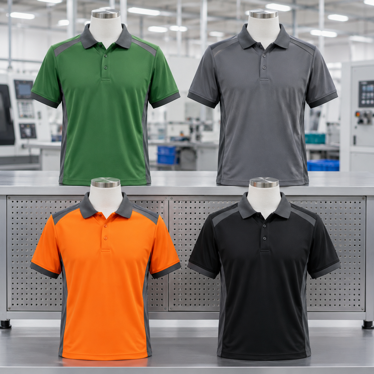 Màu Mẫu áo polo đồng phục nhà máy Màu Mẫu áo polo đồng phục nhà máy