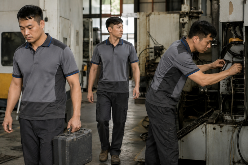 Màu áo kỹ thuật công ty