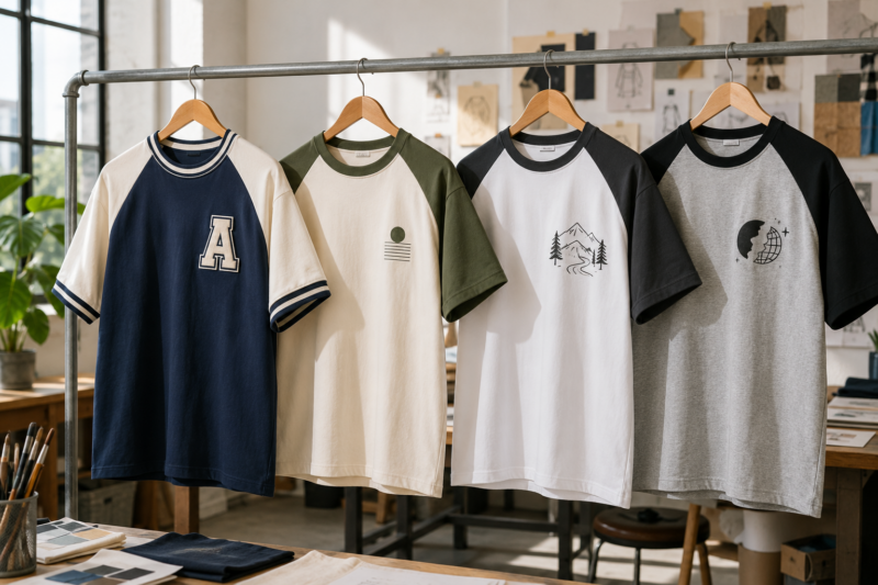 Mẫu áo lớp raglan đẹp