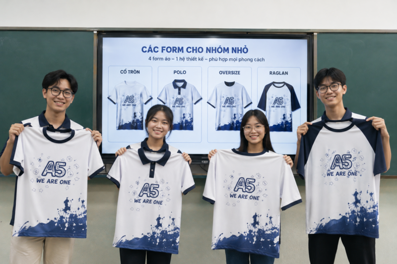 Mẫu áo lớp số lượng ít