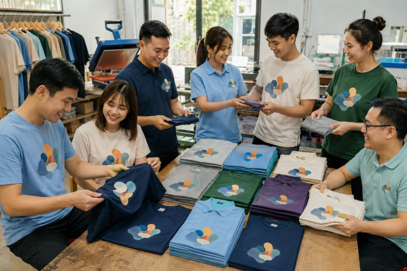 Nhận áo in PET lấy ngay trong ngày tại VIE Uniform
