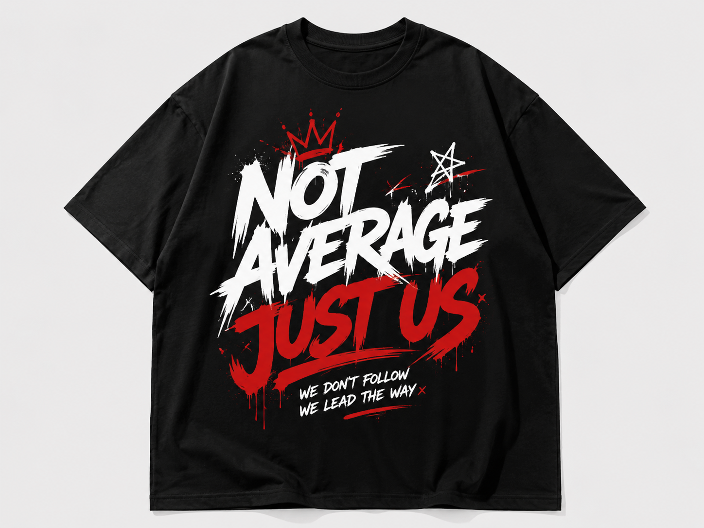 Slogan áo lớp chất streetwear