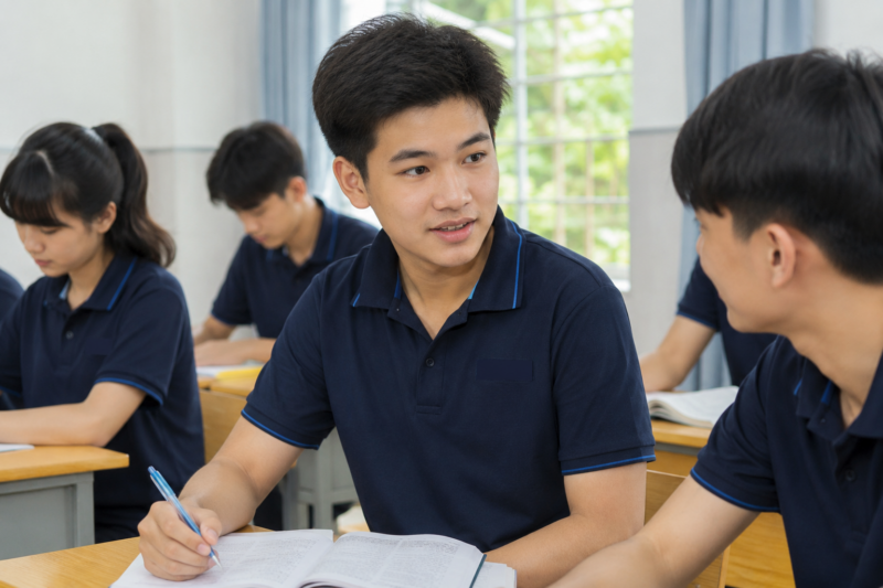 Thiết kế áo đồng phục học sinh