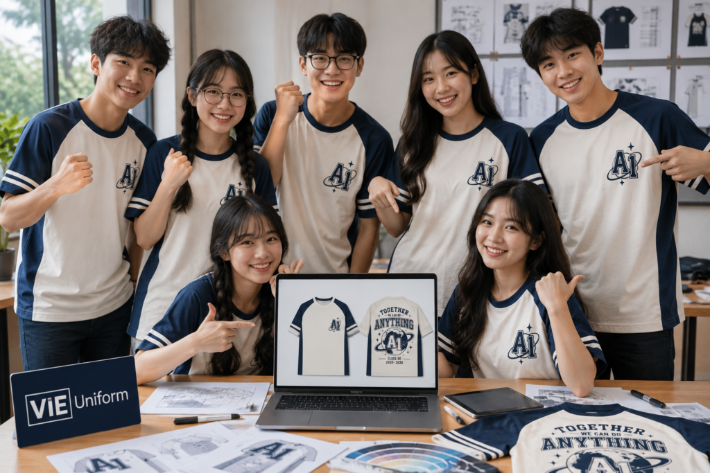 Thiết kế áo lớp miễn phí theo yêu cầu