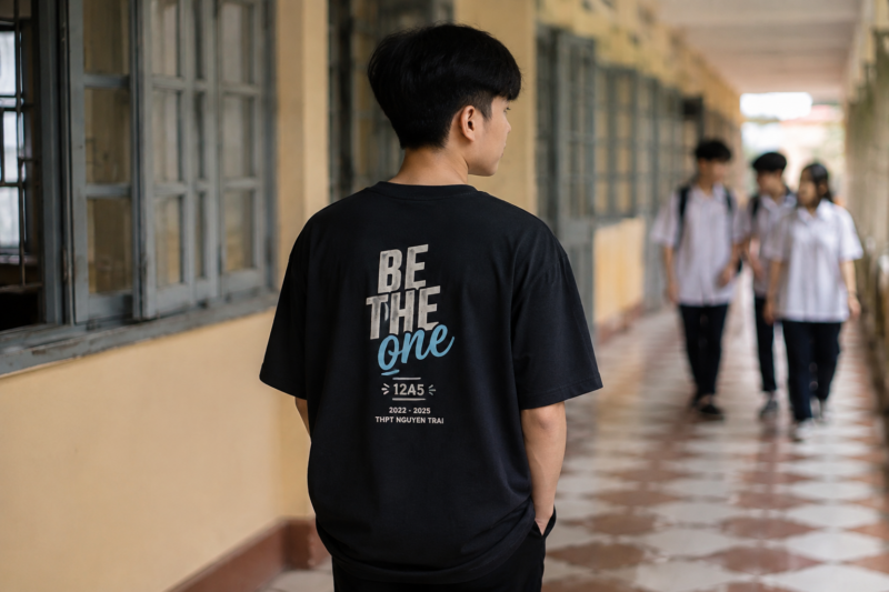 Thiết kế chữ áo lớp