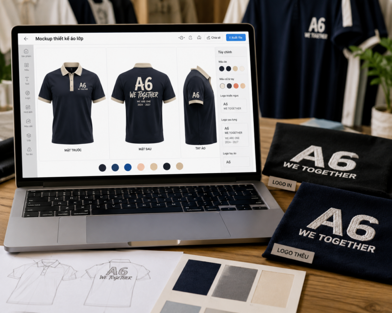Thiết kế logo mẫu áo đồng phục