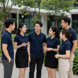 Toàn công ty mặc Mẫu áo polo basic đồng phục