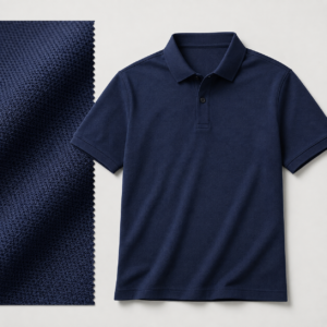 Vải áo Mẫu áo polo đồng phục vải cá sấu