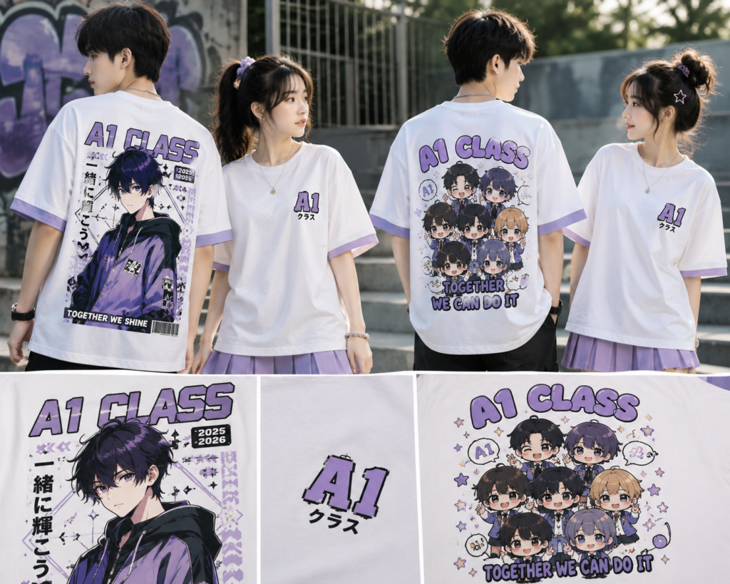 Ý tưởng áo lớp anime chibi