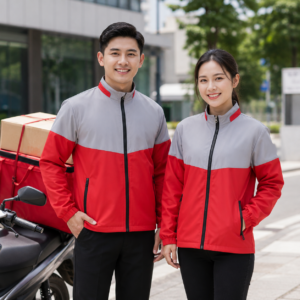 ảnh đại diện mẫu áo khoác gió đồng phục shipper