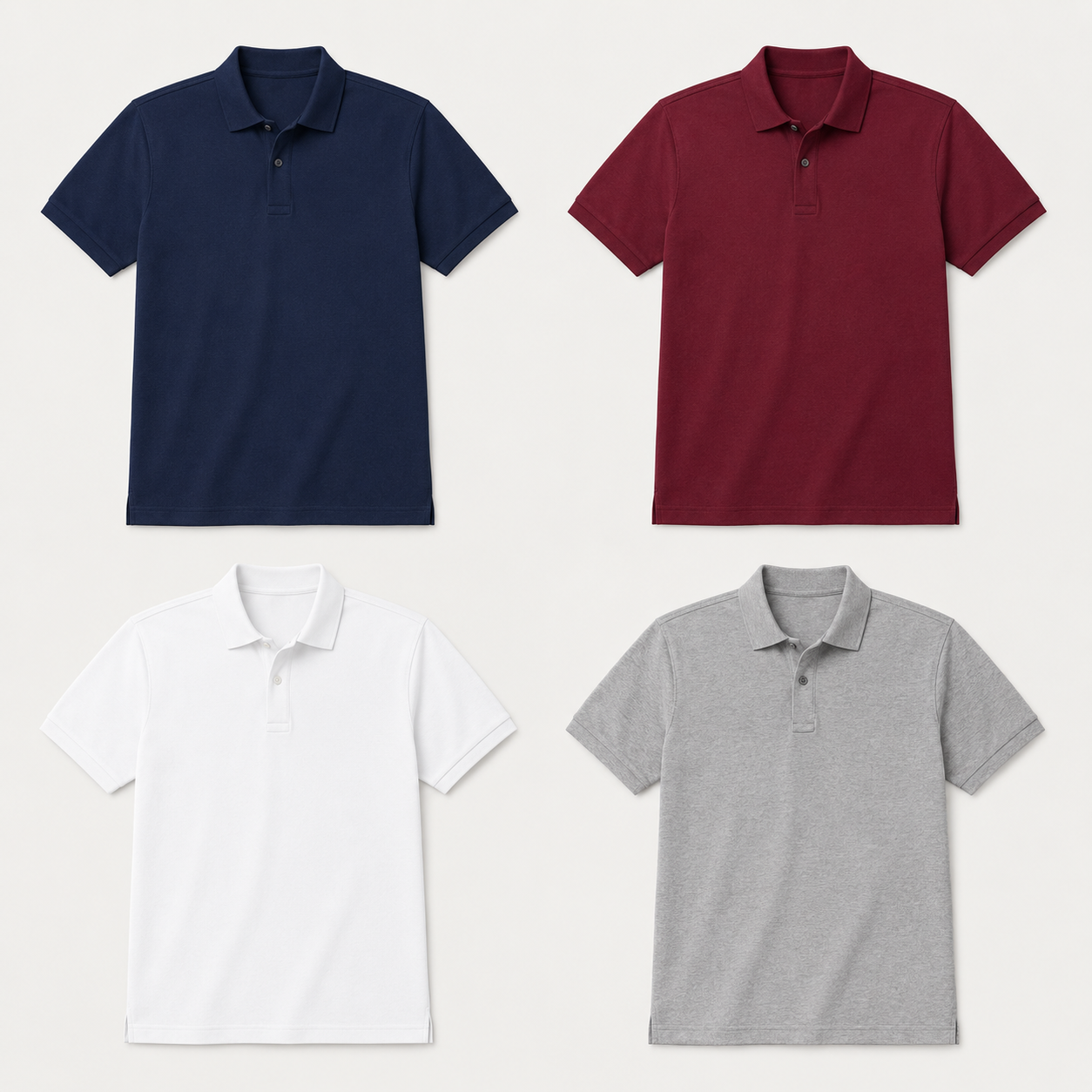 ảnh màu Mẫu áo polo basic đồng phục ảnh màu Mẫu áo polo basic đồng phục