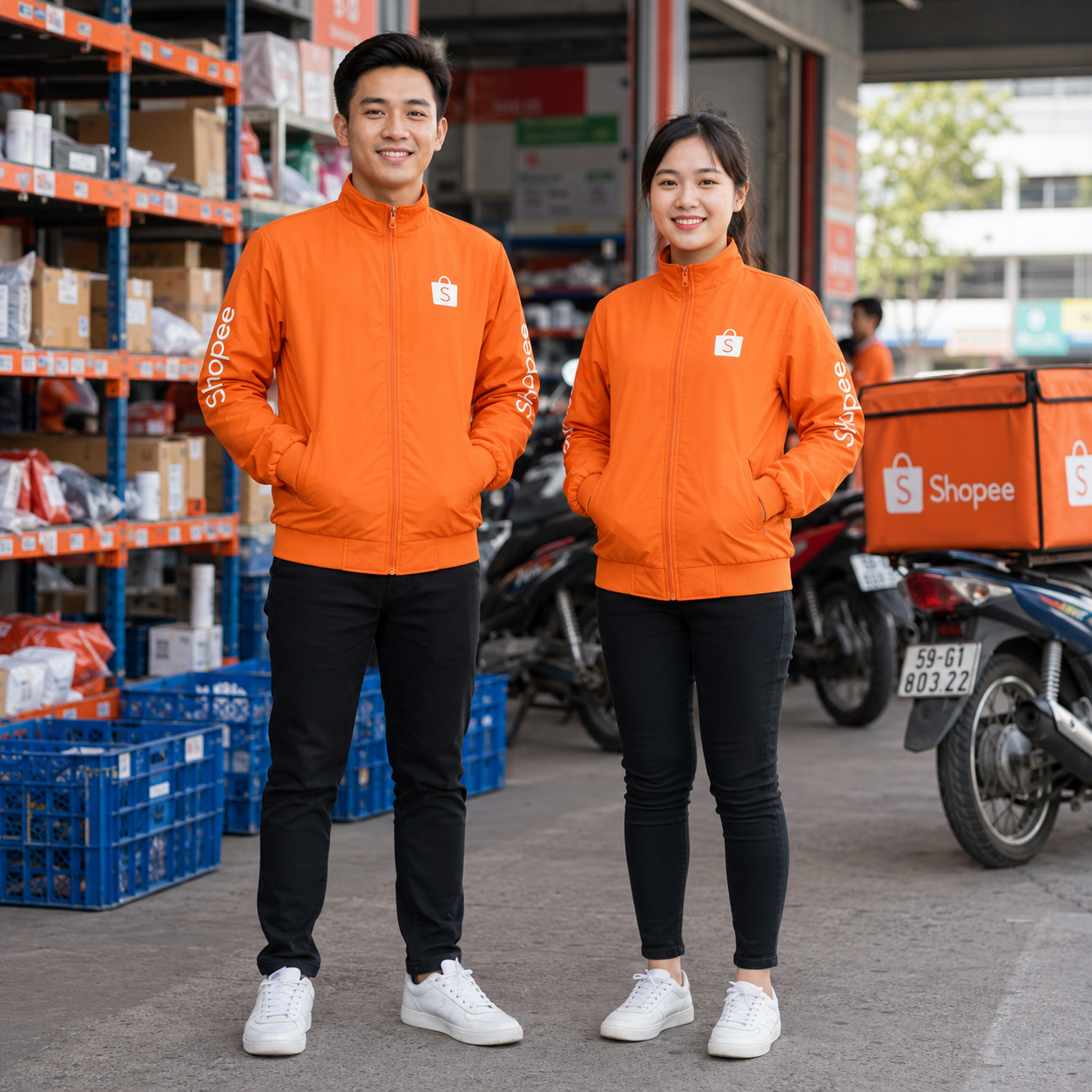 Áo khoác gió Shopee Áo khoác gió Shopee