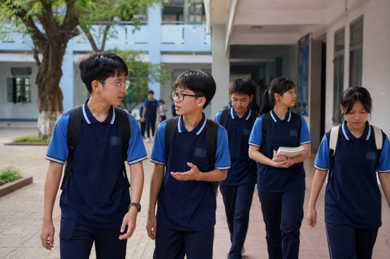 áo thun đồng phục học sinh
