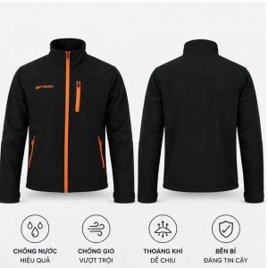 trước sau mẫu đồng phục áo khoác chống nước