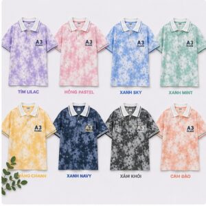 các màu Mẫu áo lớp Tie Dye cá tính, trẻ trung