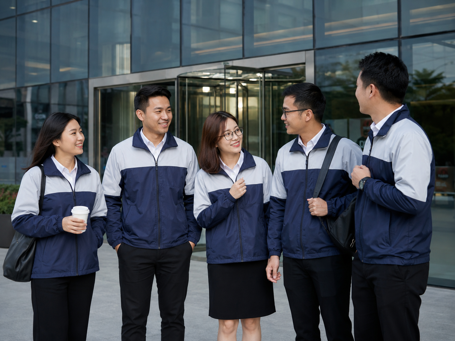 Đồng phục áo khoác gió công ty