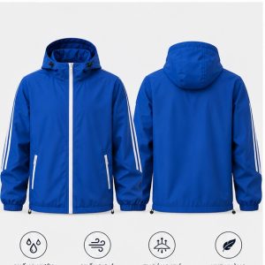 trước sau Mẫu đồng phục áo khoác gió sinh viên