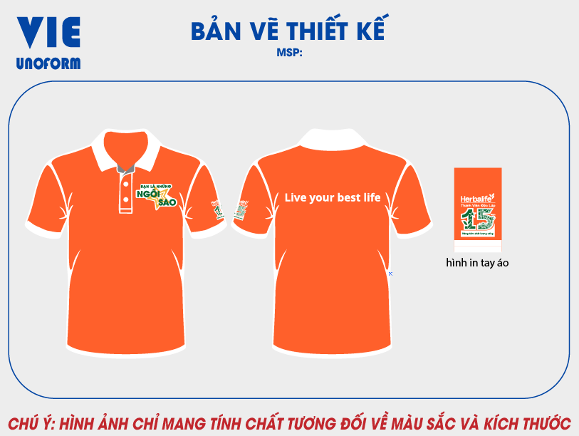 maket Áo thun polo cam FAWT (1) Maket Áo thun polo FAWT