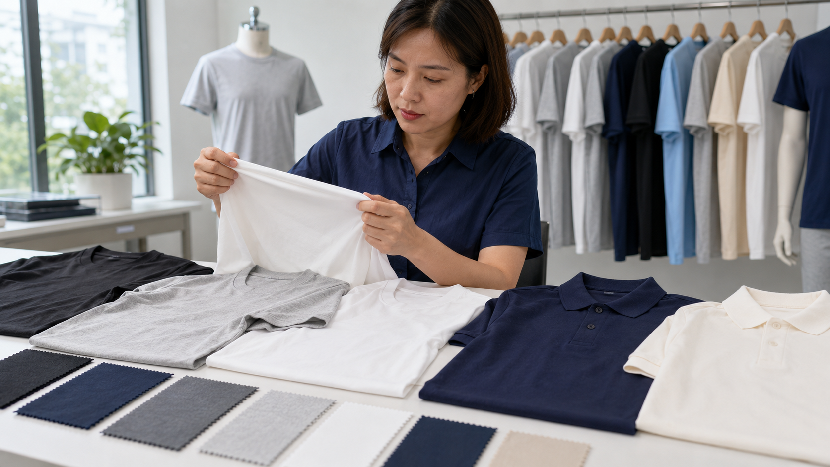 Kiểm tra chất liệu vải trước khi may