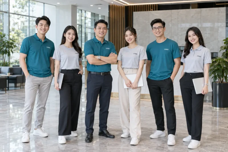 In áo đồng phục công ty theo yêu cầu