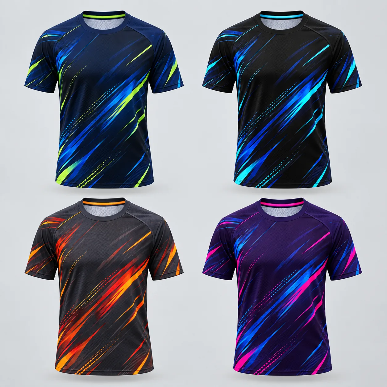 Áo chạy bộ thun mè in chuyển nhiệt Night Run navy neon - các màu sản phẩm Áo chạy bộ thun mè in chuyển nhiệt Night Run navy neon - các màu sản phẩm