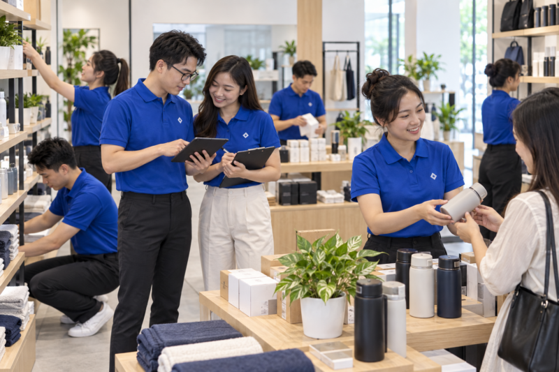Áo đồng phục số lượng ít hoàn thiện theo yêu cầu
