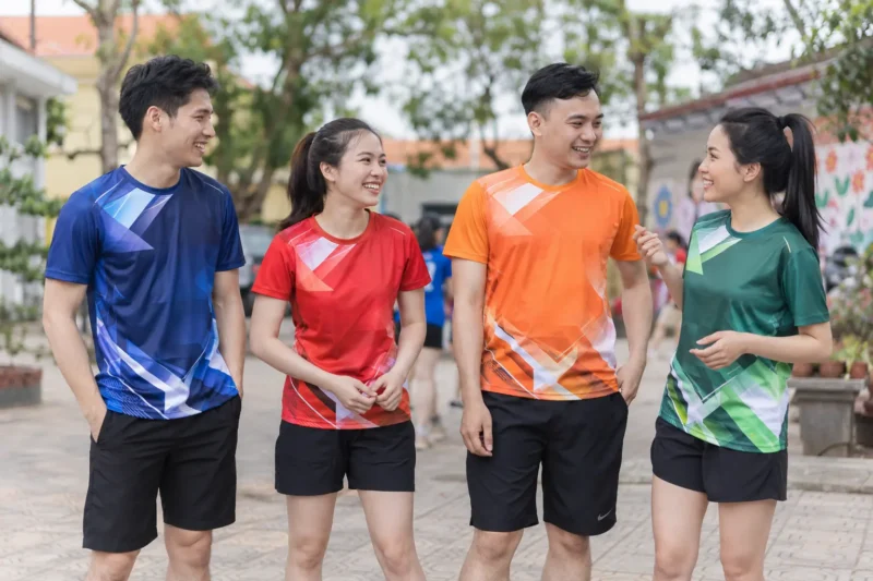Áo in chuyển nhiệt số lượng ít nhiều phiên bản màu