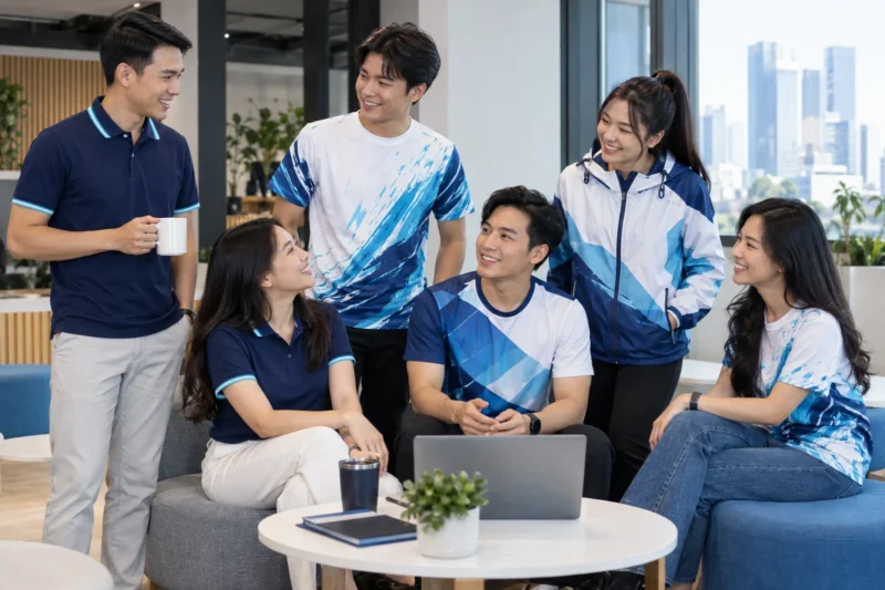 Áo in chuyển nhiệt và áo in logo - Áo trơn in logo cho đồng phục doanh nghiệp