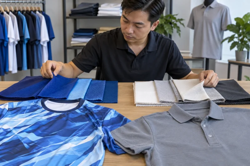 Chất liệu áo in chuyển nhiệt và áo in logo