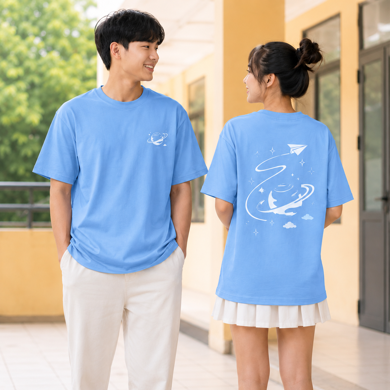 Áo lớp basic Mẫu Áo lớp basic