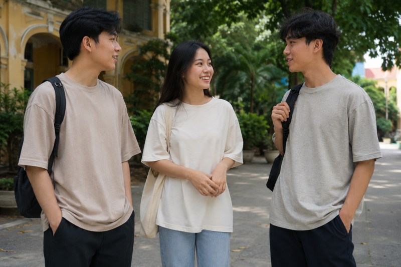 Áo lớp cotton 100%