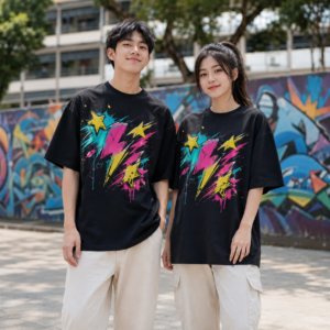 Mẫu Áo lớp graffiti