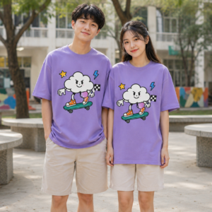 Mẫu áo lớp hoạt hình