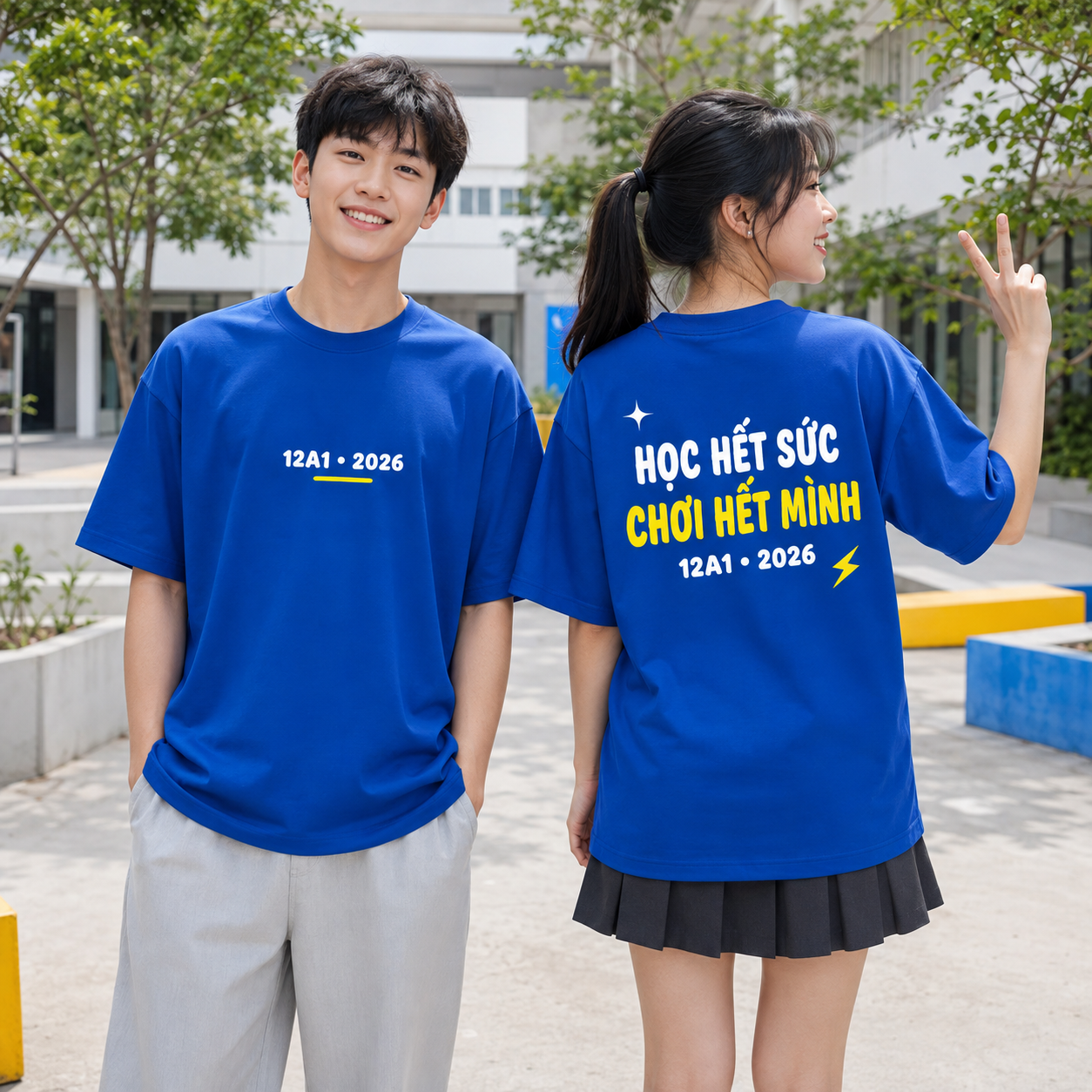 Mẫu Áo lớp slogan Mẫu Áo lớp slogan