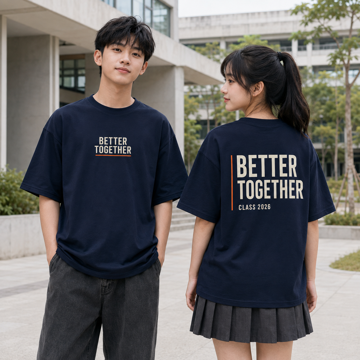 Mẫu Áo lớp typography Mẫu Áo lớp typography