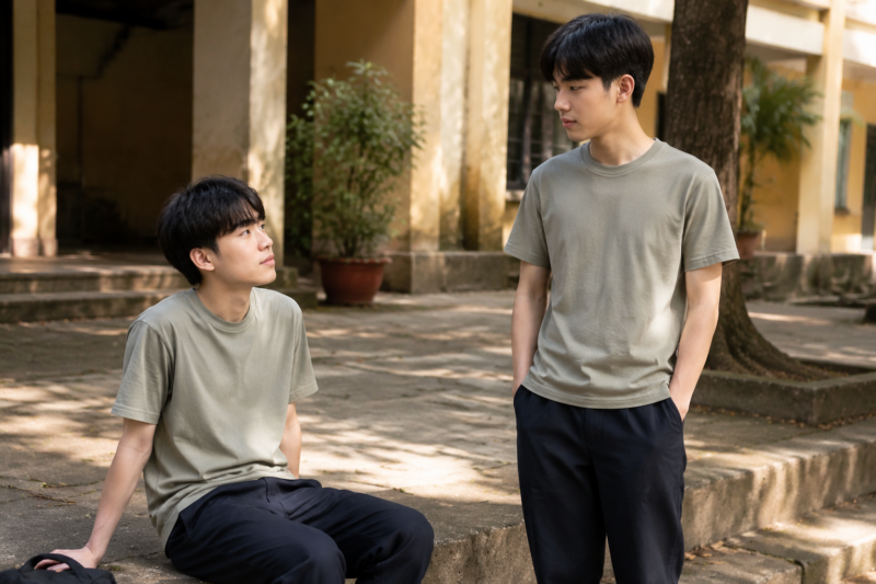 Áo lớp vải cotton 100%