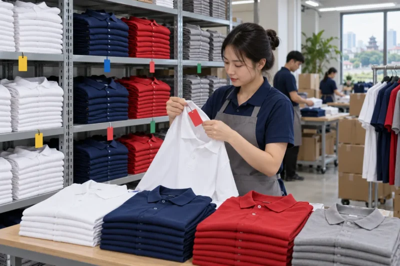 Áo polo có sẵn để in logo lấy ngay