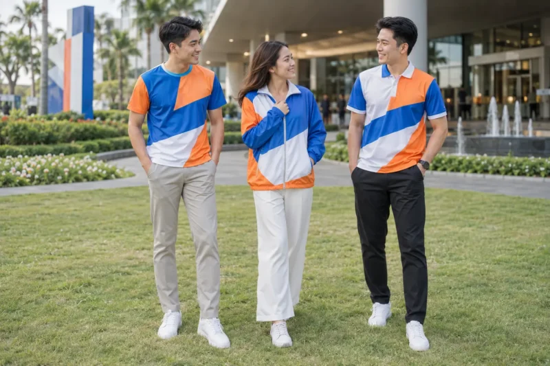 Áo thun áo polo và áo gió sự kiện in chuyển nhiệt