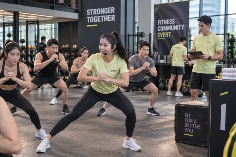 Áo thun đồng phục sự kiện phòng gym