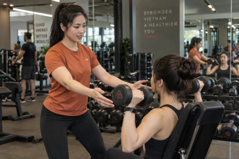 Áo thun phòng gym cho huấn luyện viên cá nhân