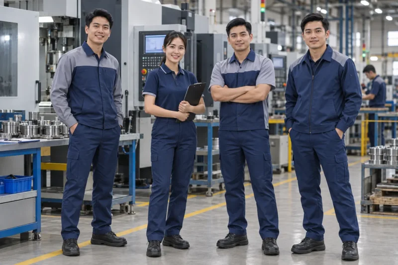 Bộ đồng phục kỹ thuật nhà máy