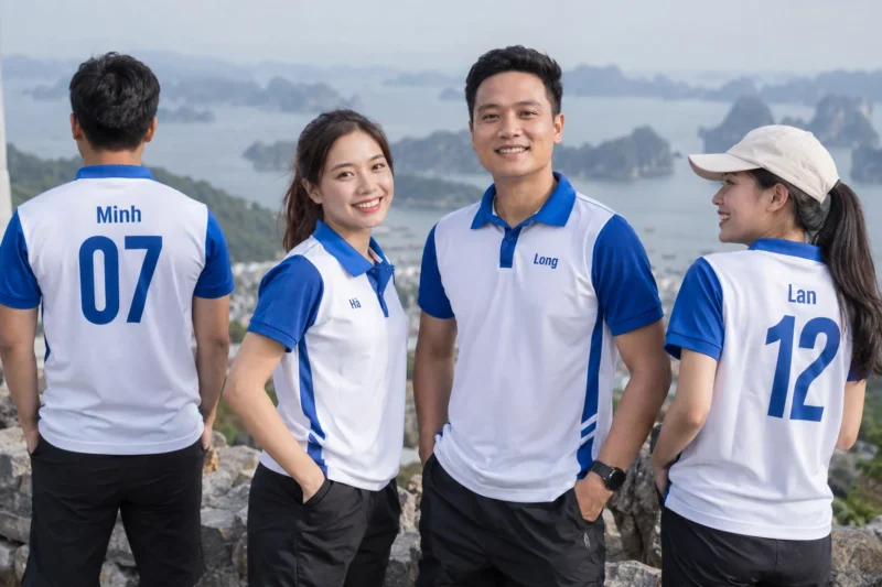 Cá nhân hóa áo đồng phục bằng tên và số