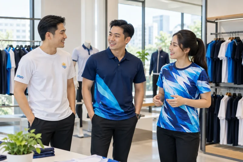 Các kiểu in chuyển nhiệt trên áo
