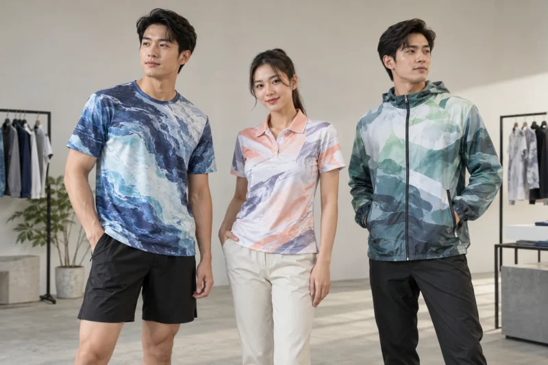 Các loại áo thun polo và áo gió in chuyển nhiệt