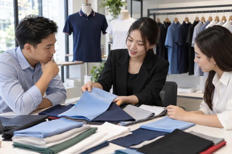 Các loại vải may áo thun đồng phục