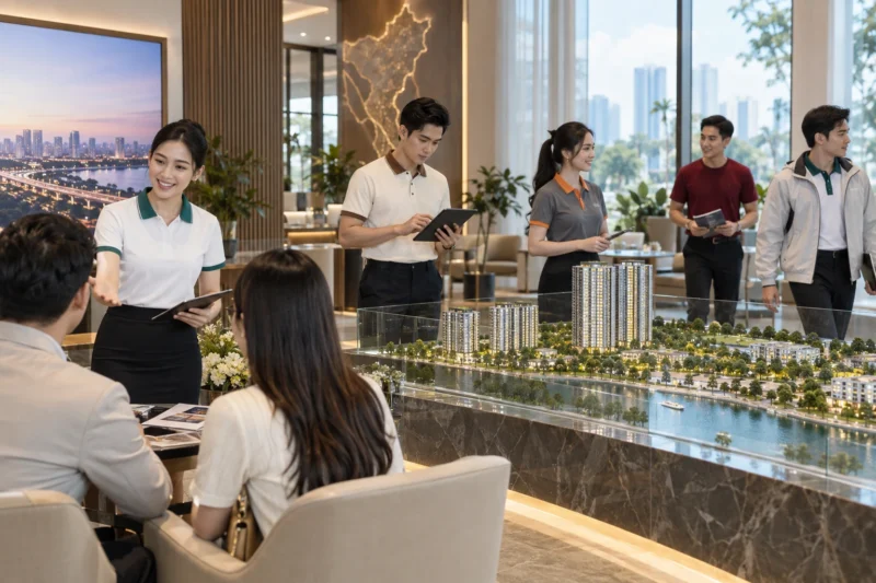 Các mẫu đồng phục bất động sản đẹp cho đội sale