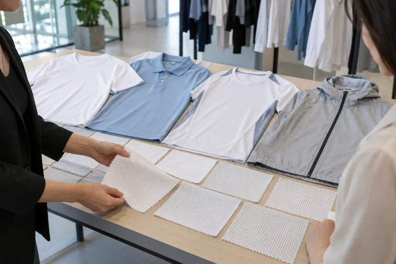 Các mẫu vải dùng cho áo đồng phục in chuyển nhiệt