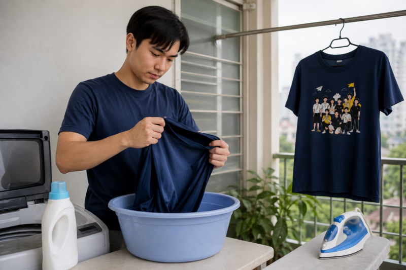 Cách bảo quản áo lớp in PET