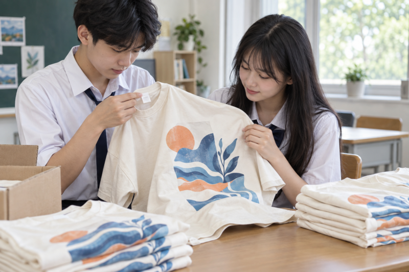 Cách bảo quản áo lớp in hình