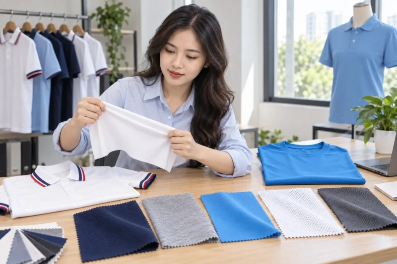 Cách chọn chất liệu cho mẫu đồng phục áo thun